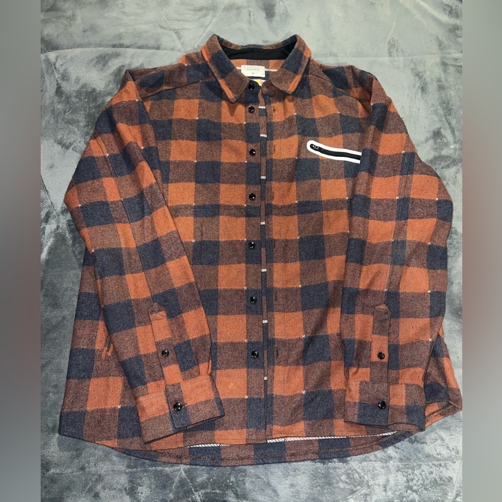 Urban Outfitters - OURCASTE Wool Over-shirt/Shirt-Jacket - Size XL